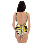 One-Piece Swimsuit with artistic abstract design - feel it