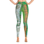 Yoga Leggings with artistic abstract design - unfinished sympathy