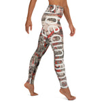 Yoga Leggings with artistic abstract design - beginning